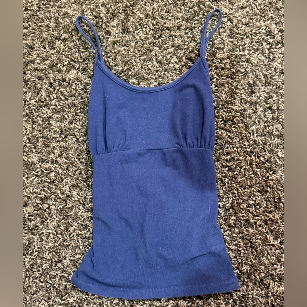 Brandy Melville Navy Scoop Neck Tank